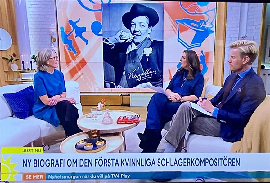 Boken har fått mycket uppmärksamhet i media, här i TV 4:as 