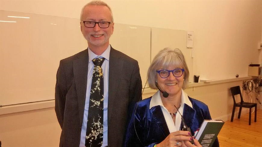 Dick Harrison och Irène Seth. Foto: Göran Hillman