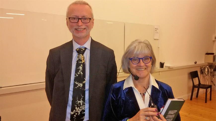 Dick Harrison och Irène Seth. Foto: Göran Hillman Dick Harrison och Irène Seth. Foto: Göran Hillman